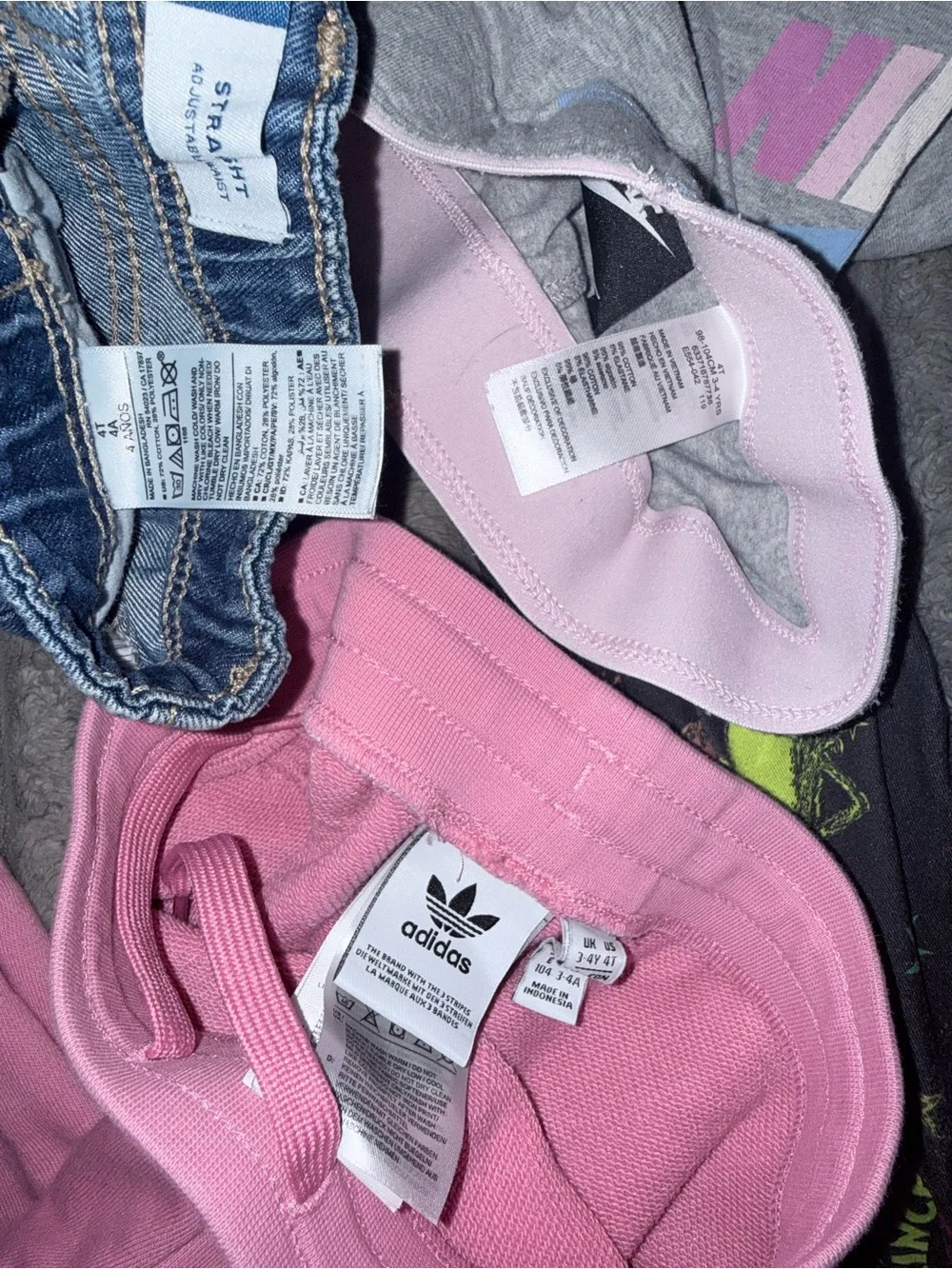 Girls Gray Top & Pink Rainbow 'Love' bundle
